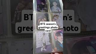 BTS seasons greetings photo card 방탄소년단 bts [upl. by Evante251]