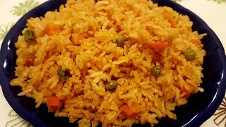 🍅Receta de Arroz rojo mexicano casera🍅 perfecto y delicioso [upl. by Llecrup]