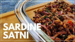 Quick and Easy Sardine Satni In 15 Minutes  Healthy Dish [upl. by Guido]