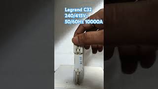 Legrand C32 240415V 5060Hz 10000A miniature circuit breaker MCB [upl. by Ehrenberg]