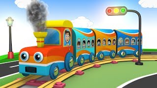 Toys for Children Train Cartoon  Trains for Kids Choo Choo Train  Kids Toy Factory Train [upl. by Inalaeham808]