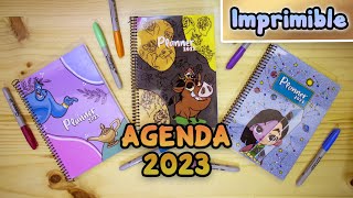 AGENDA 2023 para imprimir gratis [upl. by Knighton291]