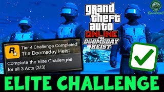 How to Complete the Act 3 Doomsday Heist Elite Challenge in GTA Online  Full Guide amp Tips [upl. by Flyn]