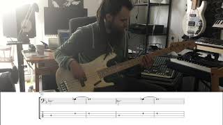 Christmas Time Is Here  Khruangbin Bass Transcription [upl. by Tiff]