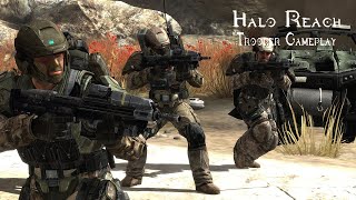 Halo Reach  Exodus Trooper Gameplay  Third Person [upl. by Damalas]