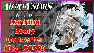 Alchemy Stars Ranking Every Converter In The Game  Dec 2023 [upl. by Yasnyl133]