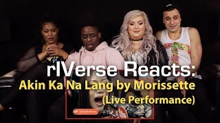 rIVerse Reacts Akin Ka Na Lang by Morissette  LIVE on Wish 1075 Bus Reaction [upl. by Maurreen]