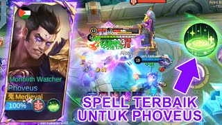 NYOBAIN PHOVEUS SPELL KOLAM PHOVEUSNYA JADI NGGAK MATI MATI BERKAT SPELL INI  MOBILE LEGENDS [upl. by Yila]