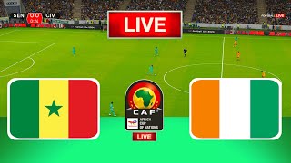 LIVE🔴 Senegal Vs Ivory Coast  Africa Cup of Nations  Round of 16  Live Football Match Today [upl. by Maillliw784]