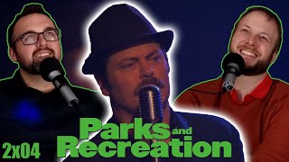 PARKS AND RECREATION 2x04 Reaction PRACTICE DATE [upl. by Bysshe]