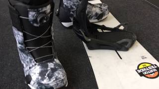 Burton quotStep Onquot Bindings Demo  How They Work [upl. by Leonie545]