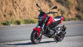 2018 Benelli TNT 135 Exhaust Stock vs Yoshimura RS9T Full System [upl. by Dalia722]