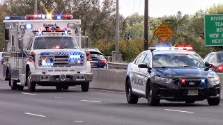 Police Cars Fire Trucks And Ambulances Responding Compilation Part 12 [upl. by Reich]