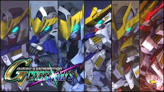 Gundam Barbatos All Forms amp Attacks  Cross Rays [upl. by Hodgkinson466]