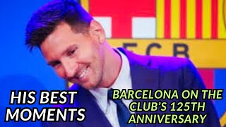 Messi hails La Masia recalls his best moments at [upl. by Salman]