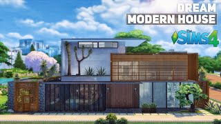 Dream Modern House 📷 No CC NewCrest  the Sims 4  Stop Motion [upl. by Schoenfelder]