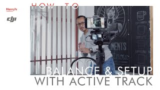 How to balance and set up the DJI RoninSC with Active Track [upl. by Alister933]