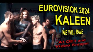 Kaleen quotWe Will Ravequot Eurovision 2024 Austria presents song in OE3 Wecker English Subtitles [upl. by Rinaldo]