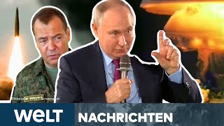 PUTIN Sieg über Ukraine quotFrage von Leben und Todquot und Medwedew droht Westen mit Atomkrieg I STREAM [upl. by Gerhardt548]