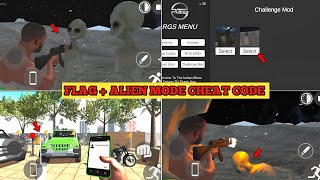 FlagAlien Mode Cheat Code in Indian Bike Driving 3D New Update  All New Secret Cheat Codes 2024 [upl. by Azelea]