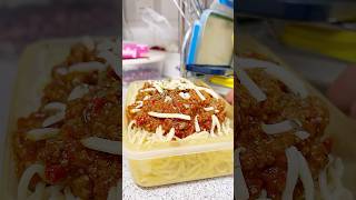 Let’s Pack Spaghetti bolognaise for hubby’s lunch  lunchpackideas homemade lunchboxrecipe [upl. by Lynnworth]