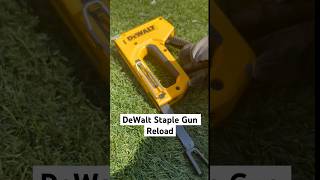 DeWalt Staple Gun Reload  Refill Stapler  diy tools dewalt realtor [upl. by Dez]