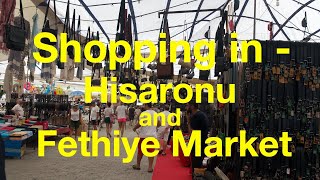 Hisaronu shopping and Fethiye Market Turkey [upl. by Leuname569]