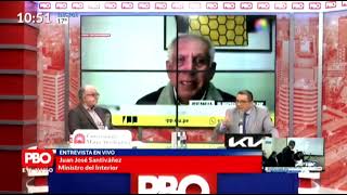 Entrevista del ministro Santiváñez en PBO [upl. by Ethelda]