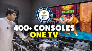 Most Gaming Consoles Connected to a TV  Guinness World Records [upl. by Fauch]