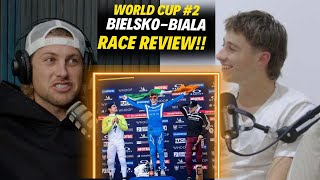 DOWNHILL WORLD CUP  ROUND 2 BIELSKOBIALA RACE REVIEW  JOSHY FROTHA [upl. by Hatokad44]