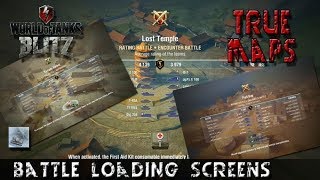 Battle Loading Screen Mod quotTrueMapsquot  World of Tanks Blitz [upl. by Mosby]