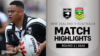 Pacific Championships 2024  Kiwi Ferns v Jillaroos  Match Highlights [upl. by Yraunaj]