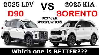 ALL NEW LDV D90 Vs ALL NEW Kia SORENTO  Which one is better [upl. by Digirb200]