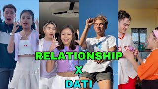 RELATIONSHIP X DATI  TIKTOK COMPILATION [upl. by Gesner]