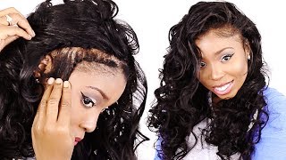 Flip Over METHOD NO PARTING  Sew In Secrets 1  Wondess Hair [upl. by Noirda207]