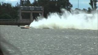 Grand Prix Hydroplane Latimer Lodge Display Run [upl. by Aketahs]