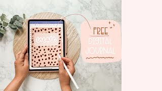 Free Digital Journal for Goodnotes  Digital Planning 101  Should I try digital planning [upl. by Eliam670]