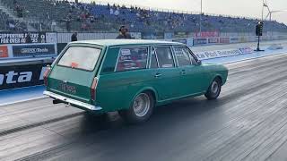 James Murray Cortina II estate 9444  143 Santa Pod National Finals 2024 [upl. by Maryn605]