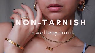 Affordable Non  Tarnish Jewellery Haul  Trendy Chokers Earrings Bracelets [upl. by Nylessej]