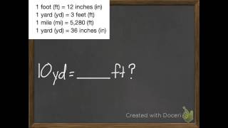 Convert Customary Units of Length 112 [upl. by Laeira127]