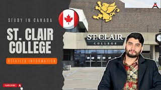 St Clair College Canada  Windsor Toronto  All Details [upl. by Alphonsine]