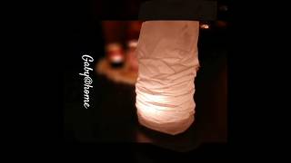 Ruckzuck Windlicht aus Altglas und Papier diy shorts tutorial candles idea [upl. by Lionello273]