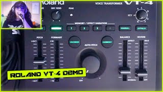 VT4 FX TutorialVocal Demo Formant Echo Reverb amp Balance [upl. by Hsirehc]