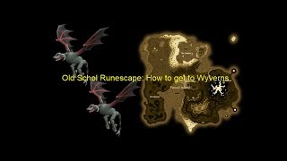 Old School Runescape How to get to Wyverns Quickly [upl. by Ahsain740]