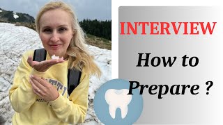 Dental School Interview How to Prepare [upl. by Eelesor]