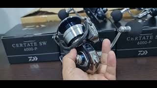 DAIWA CERTATE SW 6000P [upl. by Htennaj795]