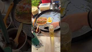 Fried egg mix some delicious crispy fries rolls paratha roll youtubeshorts [upl. by Munsey984]