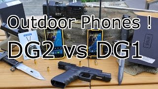 Best IP68 waterproof outdoor phone  Digoor DG1 and DG2 Unboxing  Walkie Talkie Function  4K [upl. by Retsam]