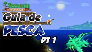 Guía del pescador parte 1 Como pescar que se puede pescar peces de misiones y más  Terraria [upl. by Iemaj946]