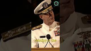 DO IT NOW ADMIRAL MCRAVEN POWERFUL SPEECH TO MAKE YOUR DAY [upl. by Nohtiek]